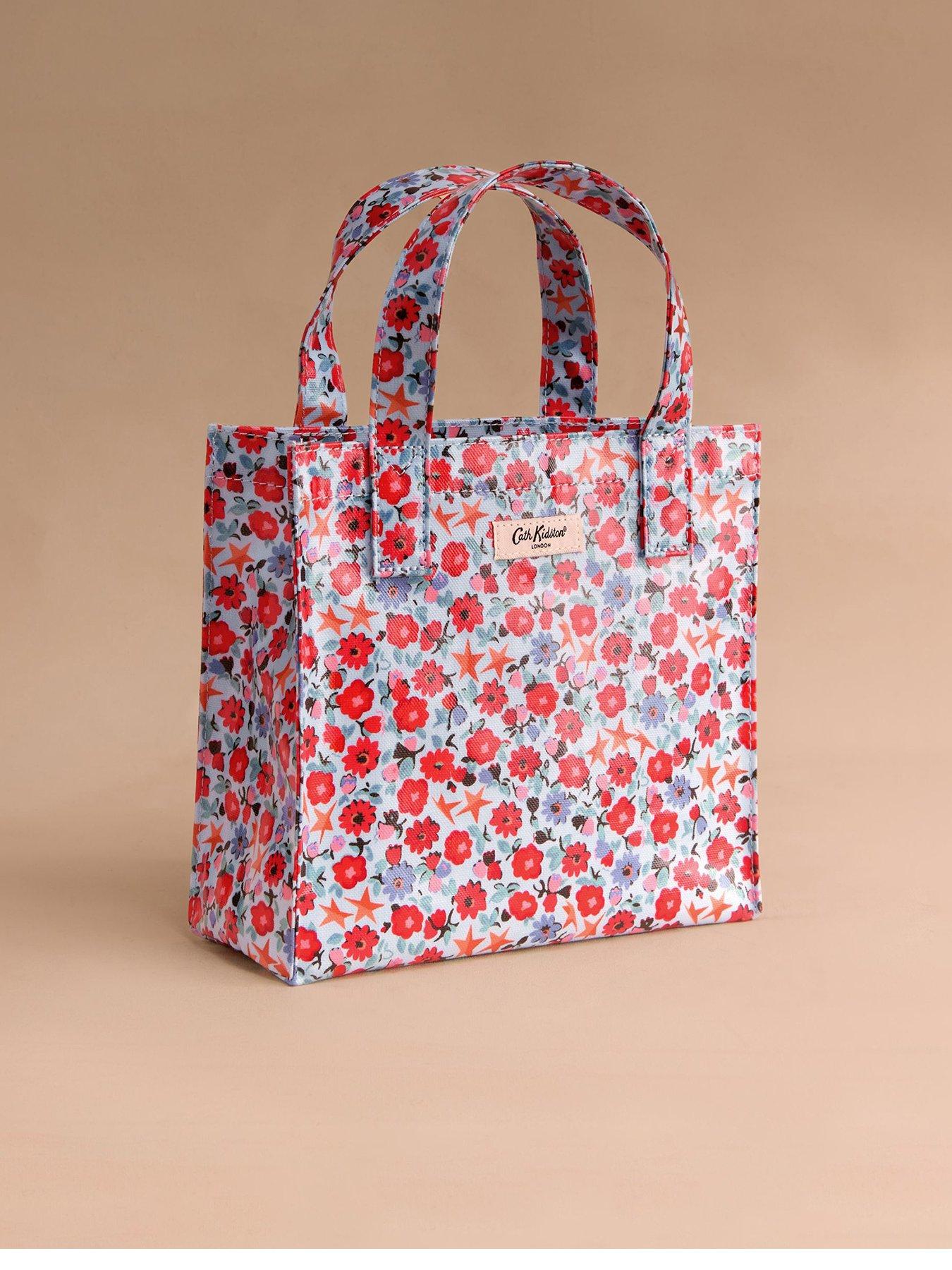 Image 1 of 5 of Cath Kidston Floral Star Small Book Bag - Blue