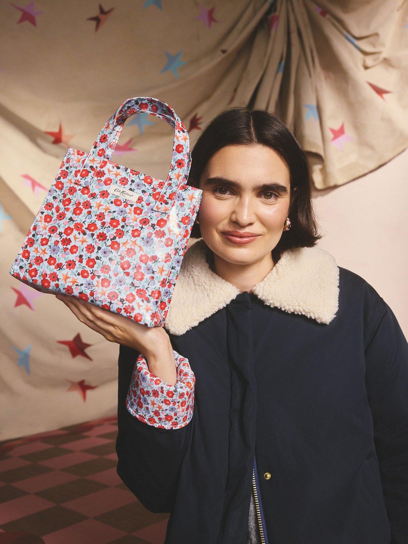 Image 2 of 5 of Cath Kidston Floral Star Small Book Bag - Blue