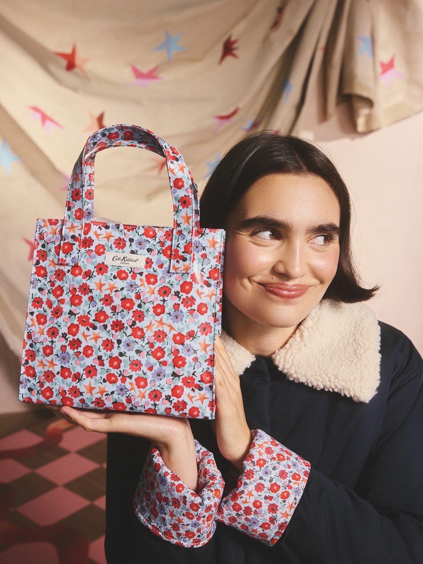 Image 5 of 5 of Cath Kidston Floral Star Small Book Bag - Blue