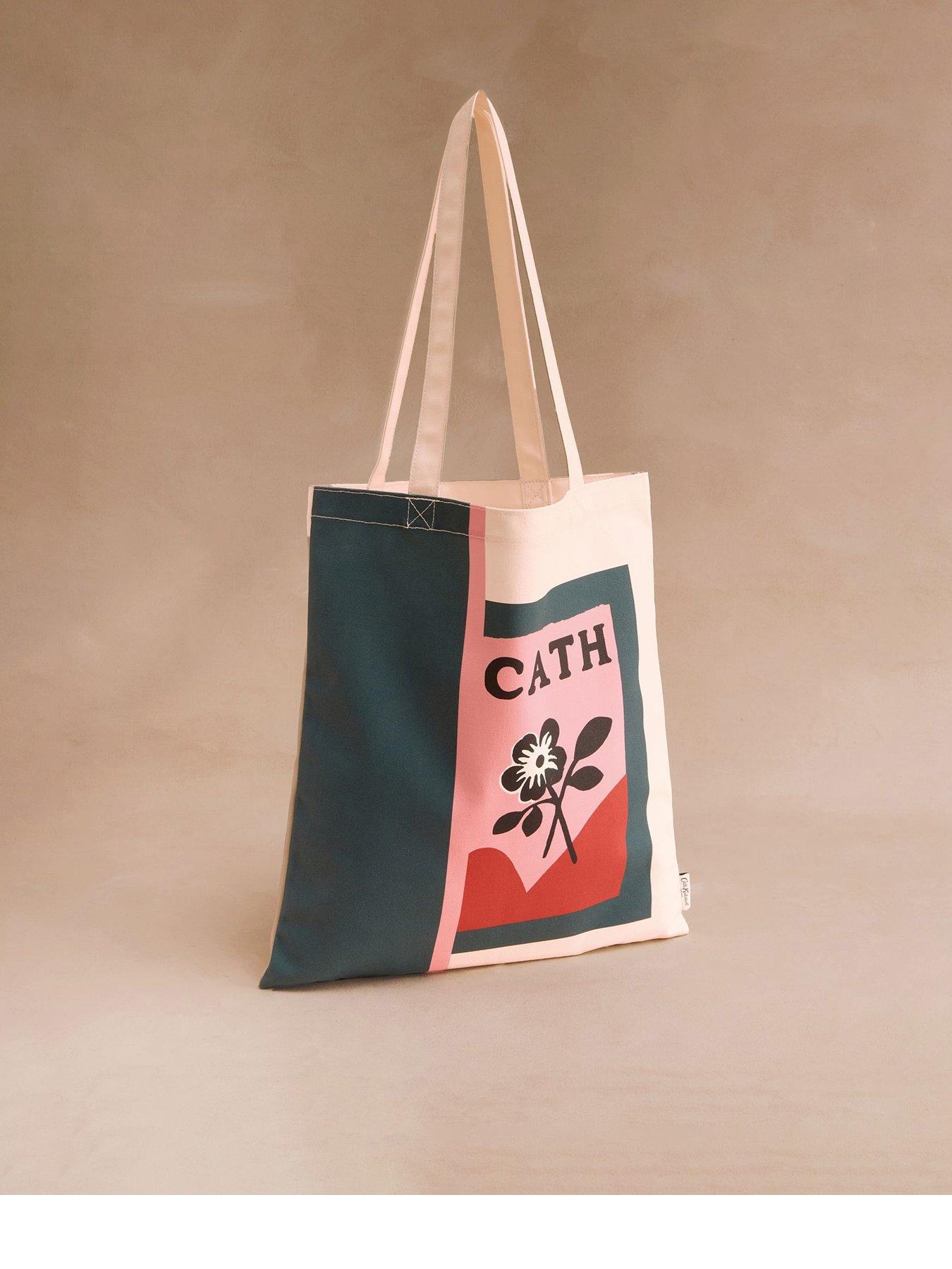  image of cath-kidston-retro-floral-tote-green