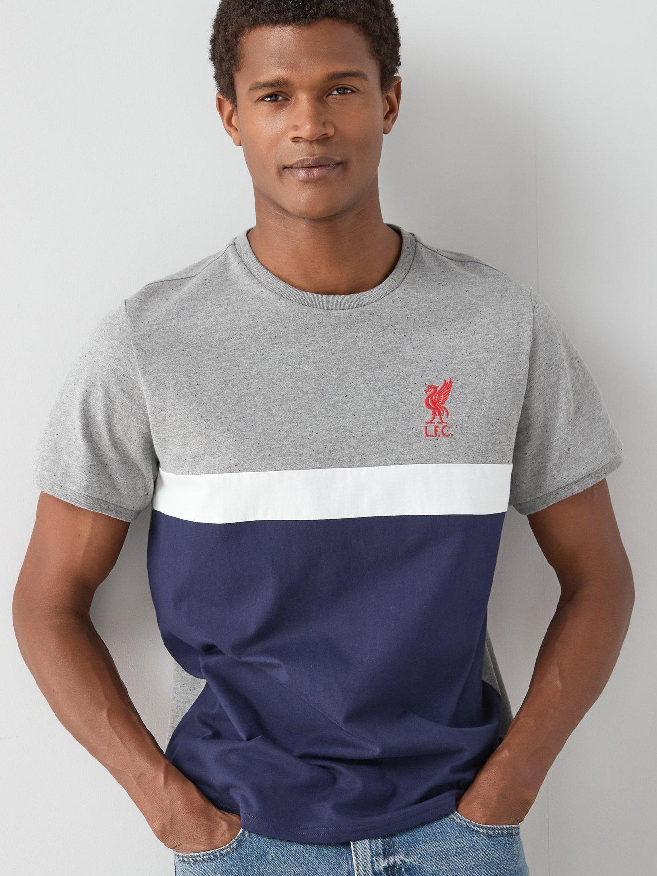 Liverpool FC LFC Colourblock T-Shirt - Navy