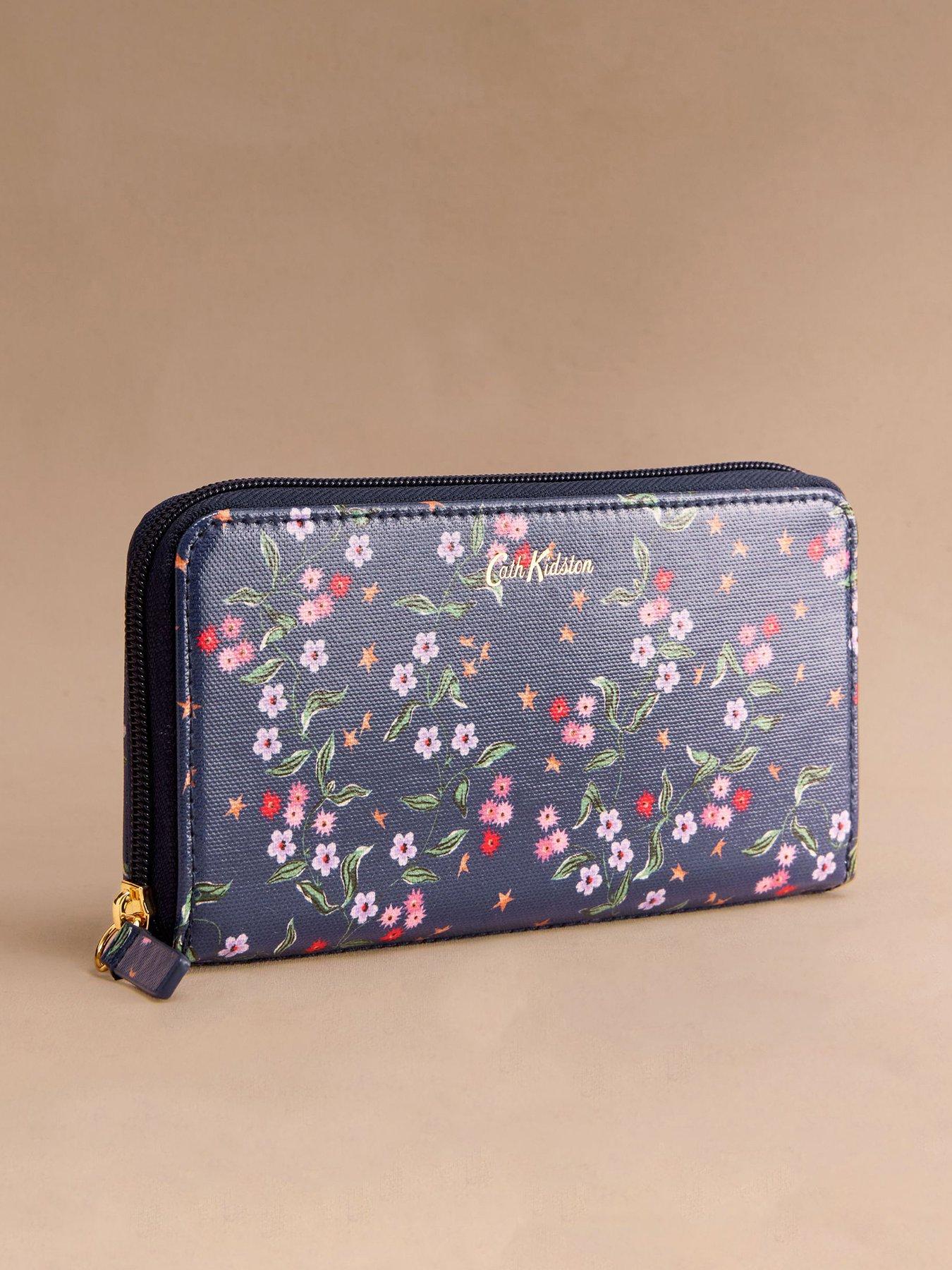 Cath Kidston Zip Around Navy Star Purse - Navy