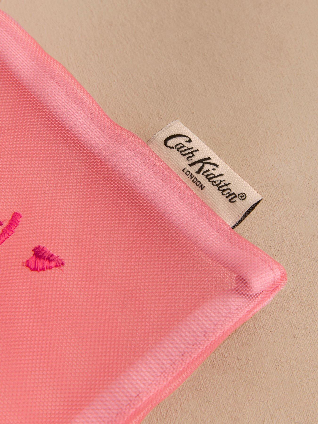 image of cath-kidston-slogan-mesh-pouch-pink