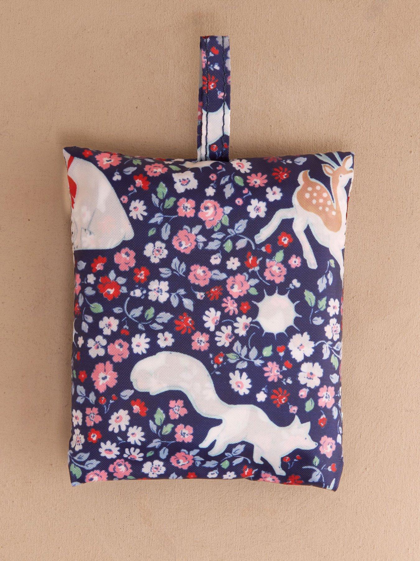  image of cath-kidston-polar-ditsy-foldaway-shopper-navy