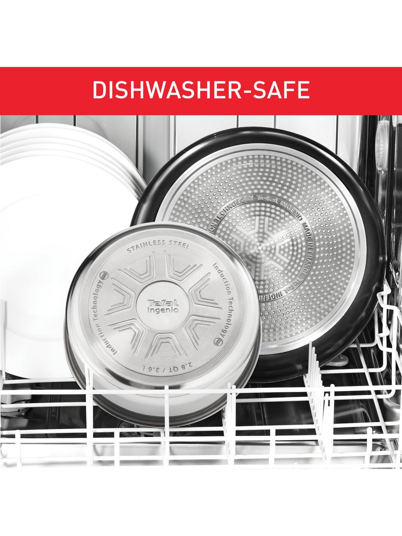 Image 7 of 7 of Tefal Ingenio Cook &amp; Eat 4pc Set of Pans Stainless Steel