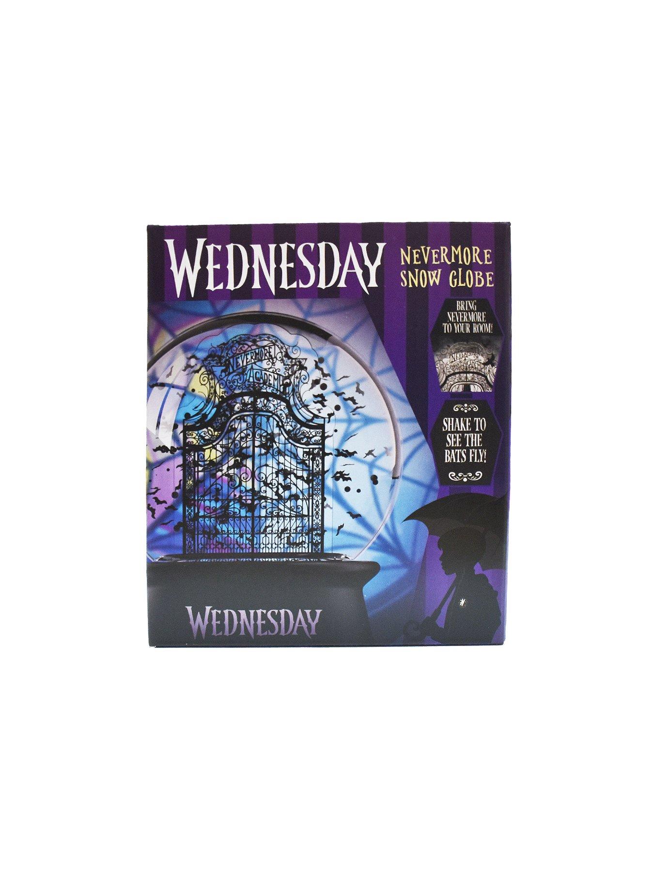 Image 3 of 3 of Wednesday Nevermore Snow Globe
