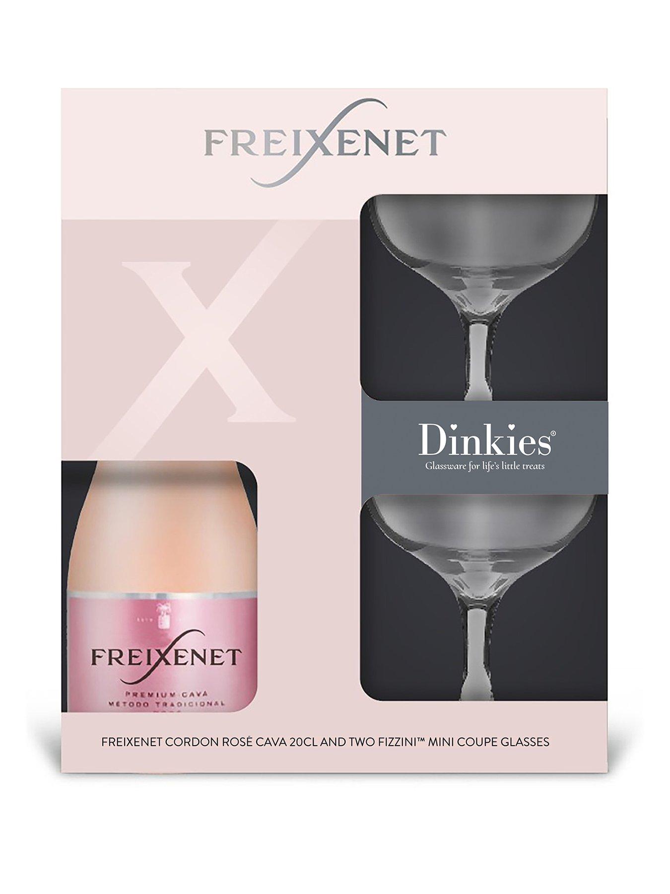 Freixenet CAVA Experience with Dinkies champagne saucer glasses for a treat sized serve
