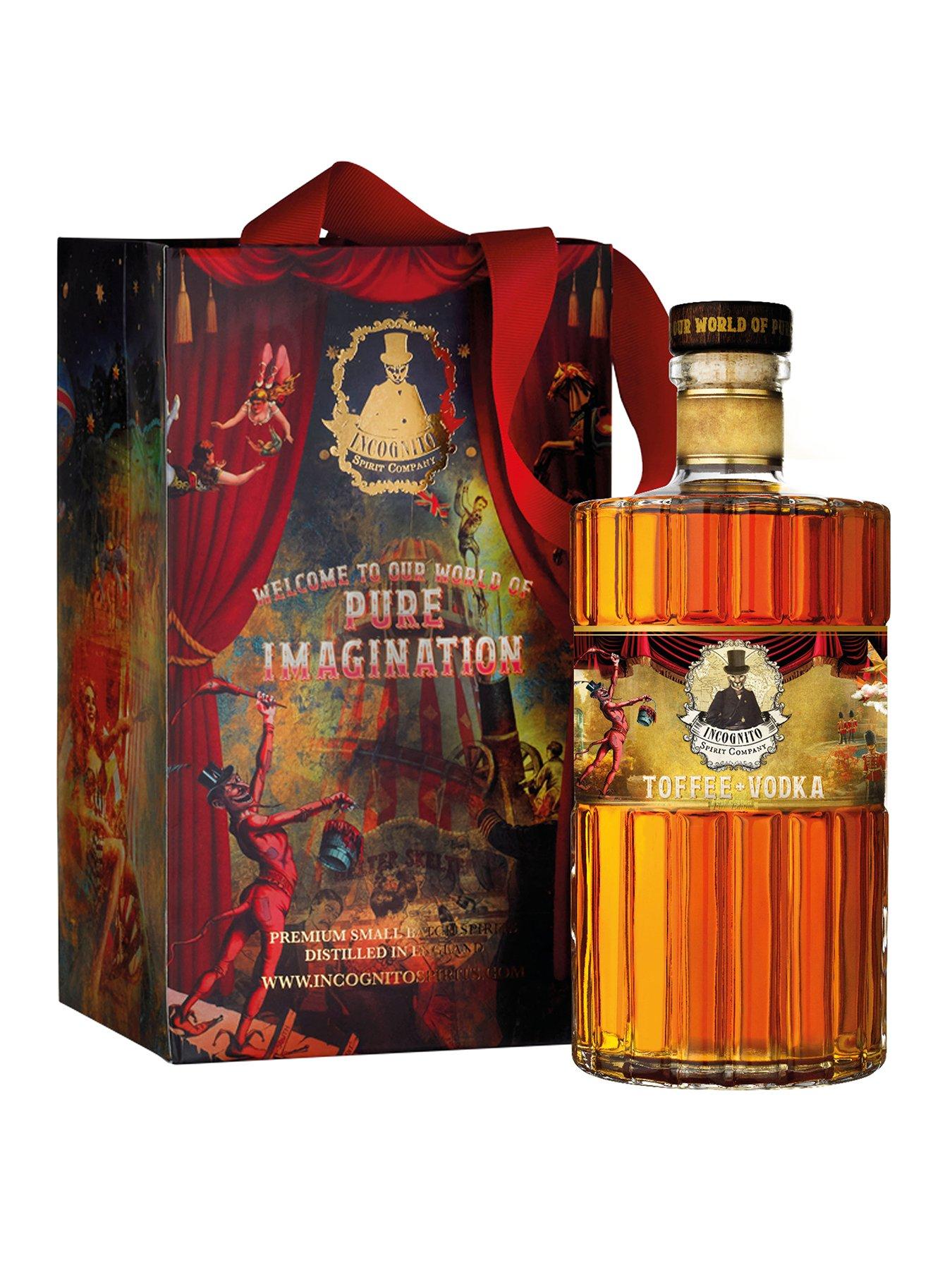 Incognito Spirits Collectors Edition Toffee Vodka 70cl with Gift Bag