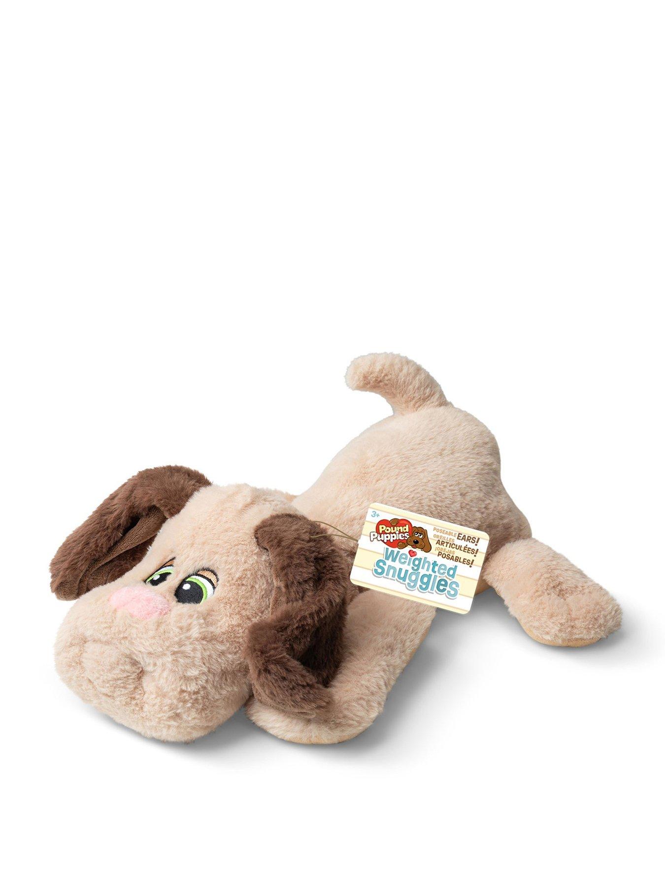 Pound Puppies Weighted Snuggles Plush - Tan