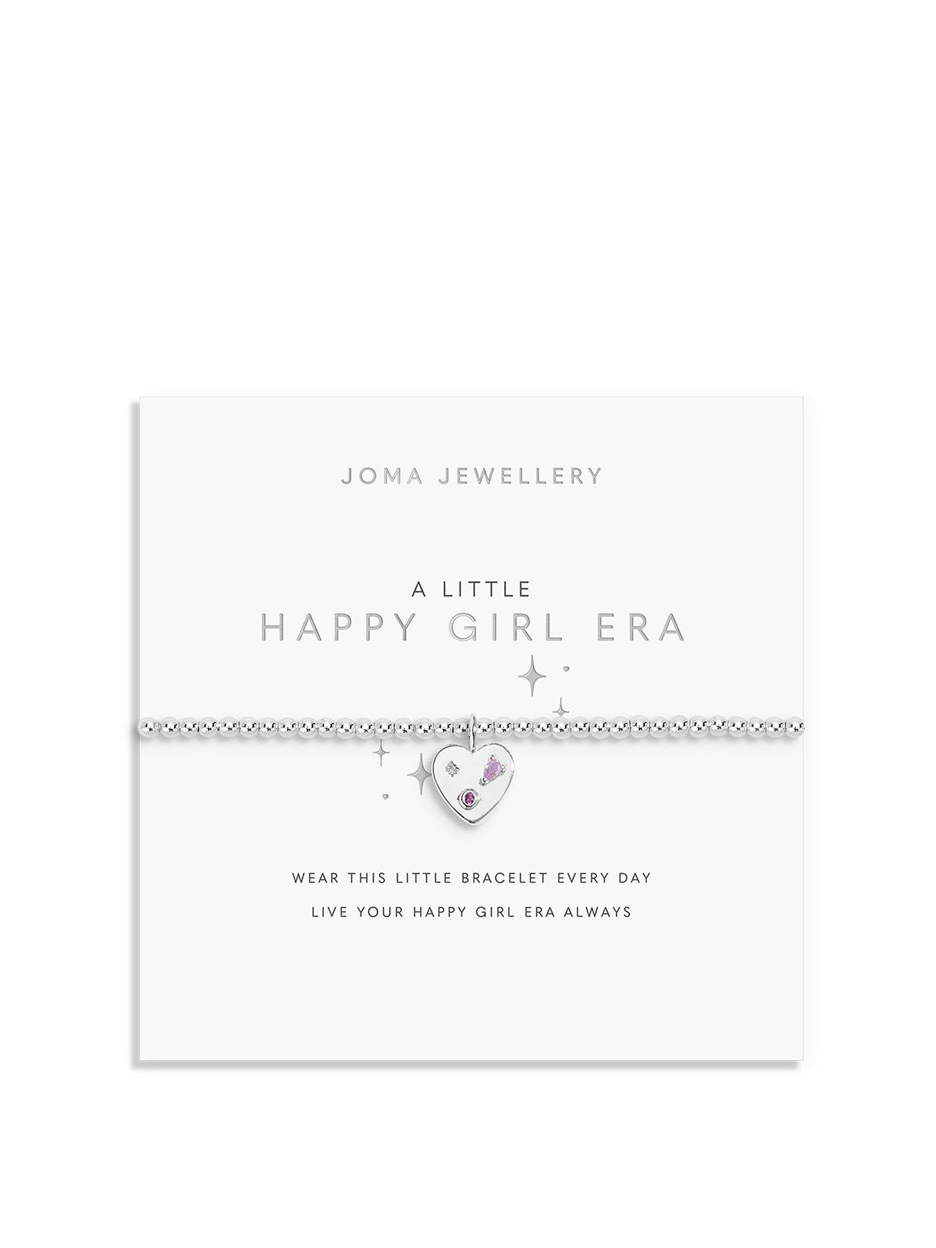 undefined A LITTLE , HAPPY GIRL ERA , Silver Plated , Bracelet , 17.5cm stretch
