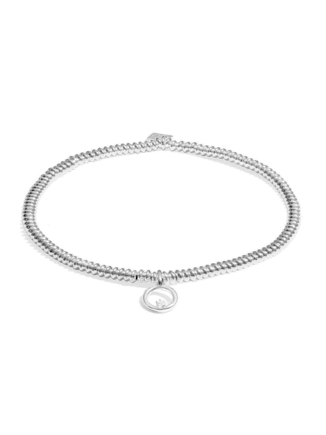 Image 4 of 6 of Joma Jewellery LABORATORY GROWN DIAMOND A LITTLE , ONE IN A MILLION , Silver Plated , Bracelet , 17.5cm stretch