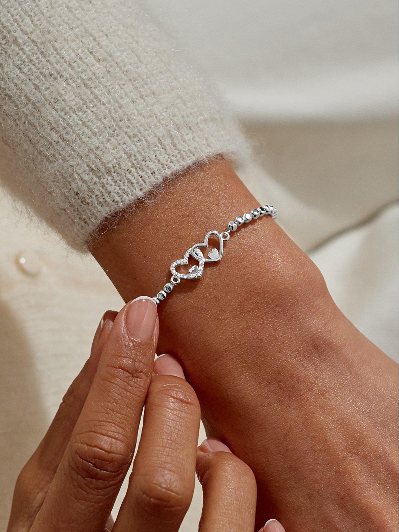 Image 2 of 5 of Joma Jewellery FOREVER YOURS , HAPPY BIRTHDAY AMAZING AUNTIE , Silver Plated , Bracelet , 17.5cm stretch