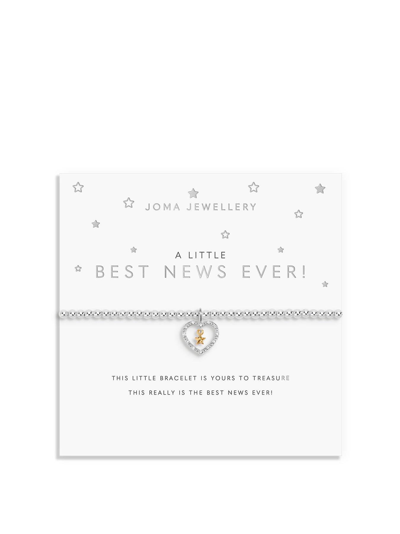 undefined A Little... Best News Ever! Silver  &  Gold Plated Bracelet