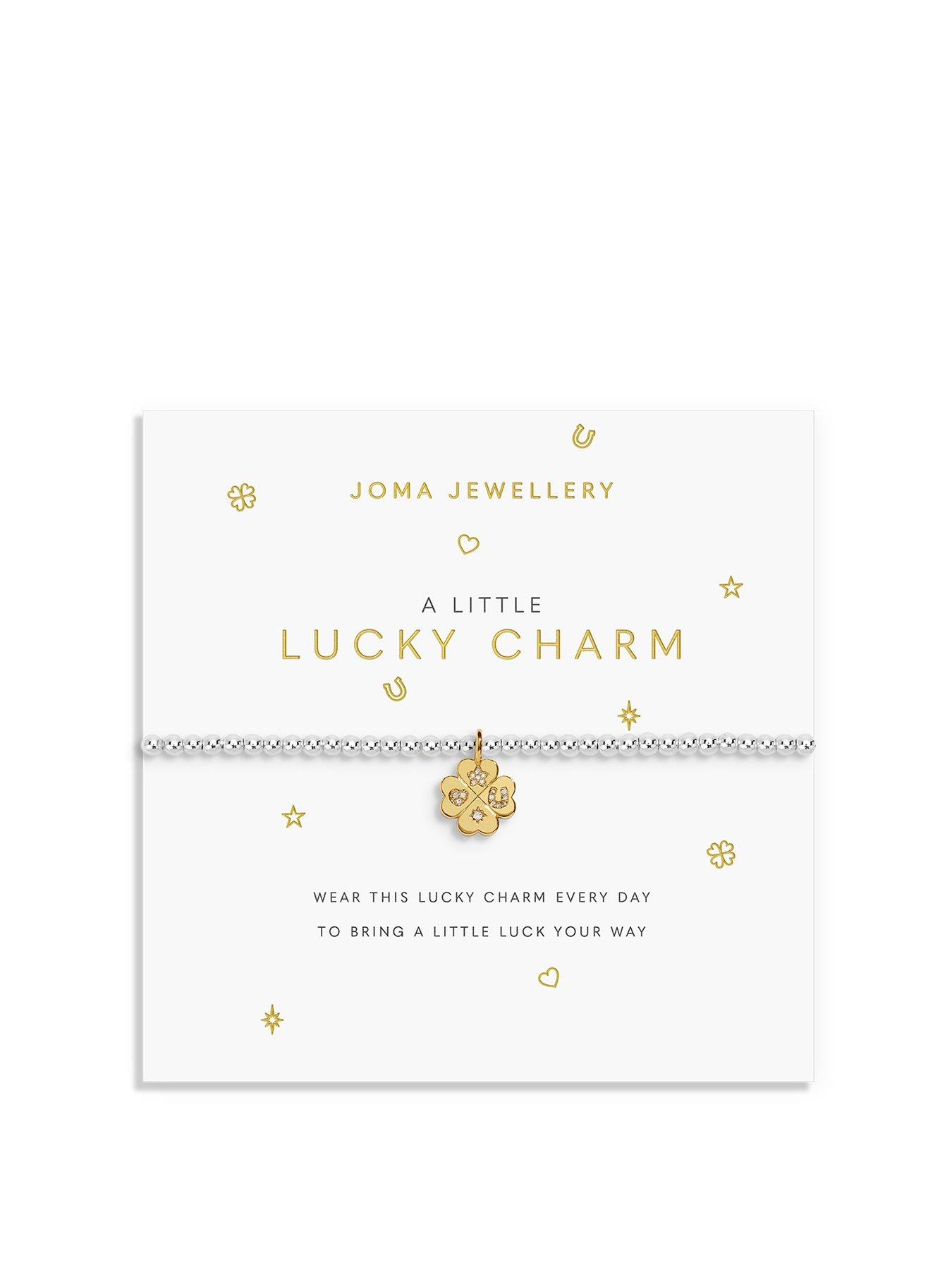 undefined A LITTLE , LUCKY CHARM , Silver & Gold Plated , Bracelet , 17.5cm stretch