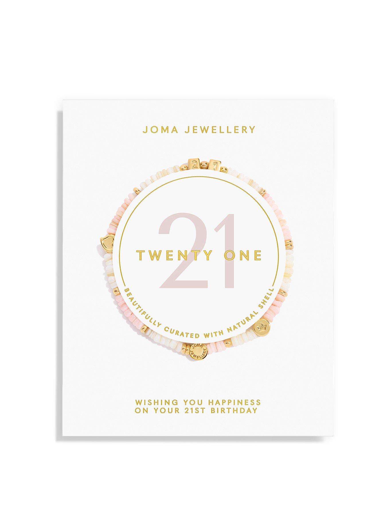 undefined HAPPY LITTLE MOMENTS , 21ST BIRTHDAY , Gold Plated , Bracelet , 17.5cm stretch