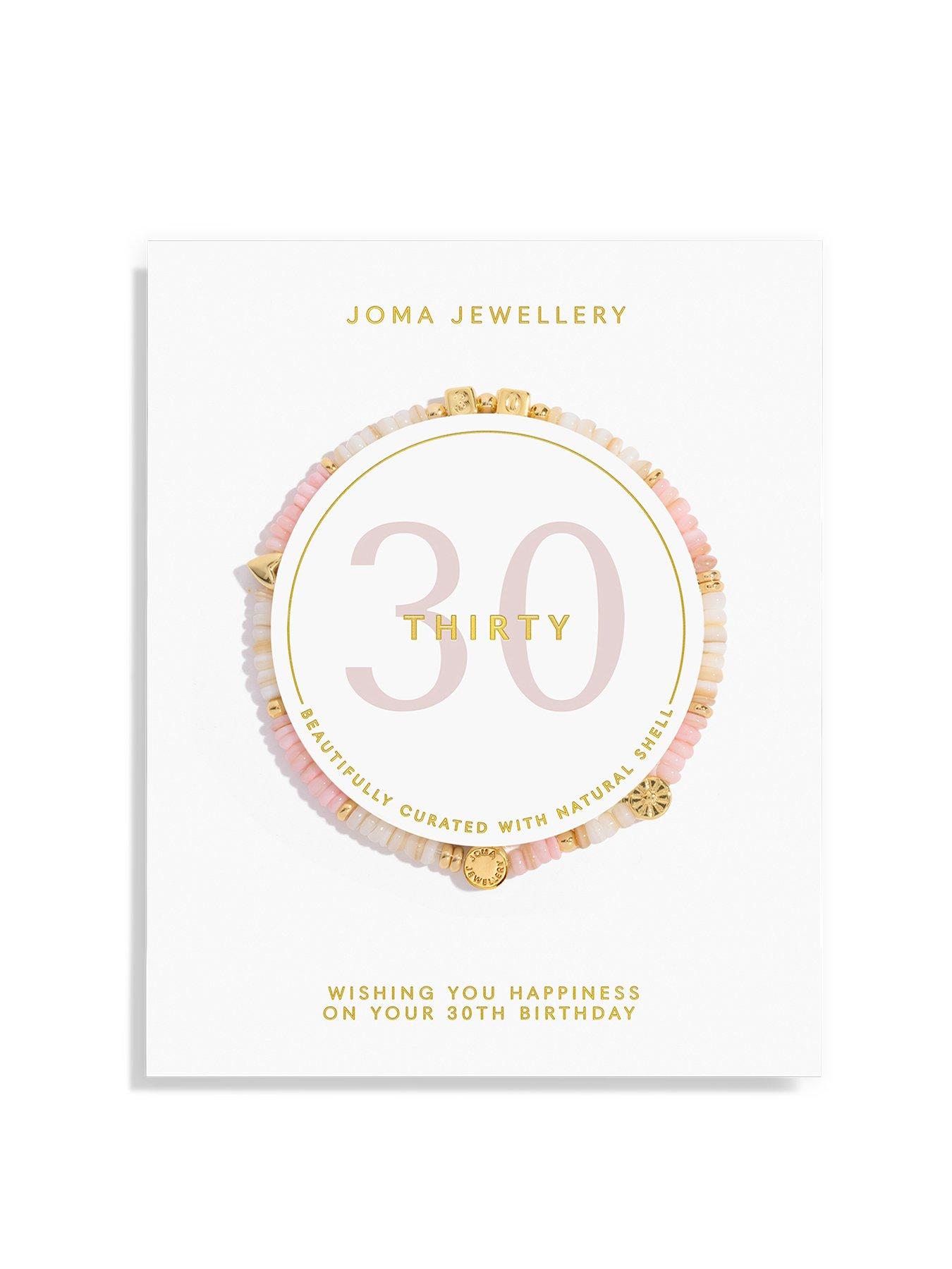 undefined HAPPY LITTLE MOMENTS , 30TH BIRTHDAY , Gold Plated , Bracelet , 17.5cm stretch