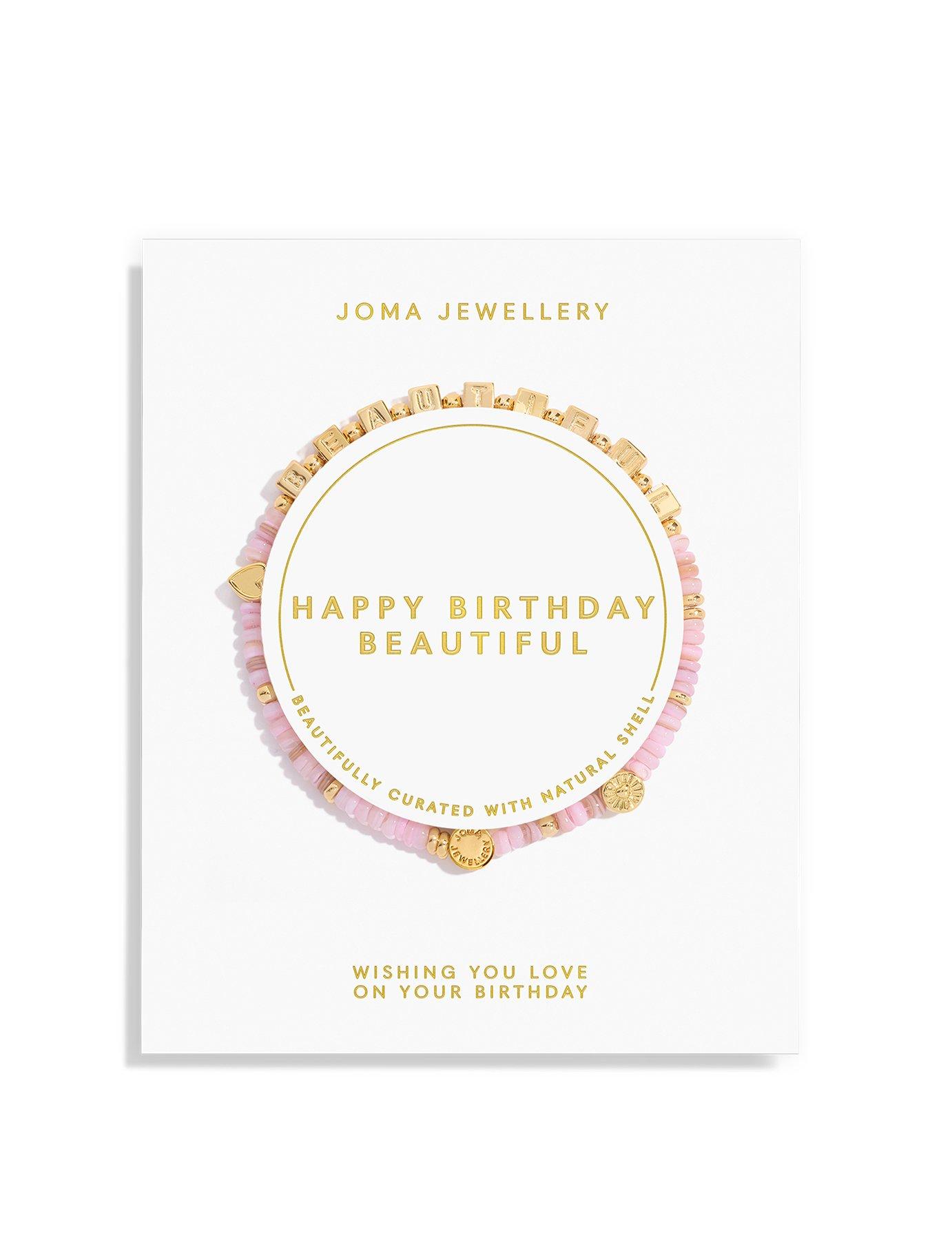 undefined HAPPY LITTLE MOMENTS , HAPPY BIRTHDAY BEAUTIFUL , Gold Plated , Bracelet , 17.5cm stretch