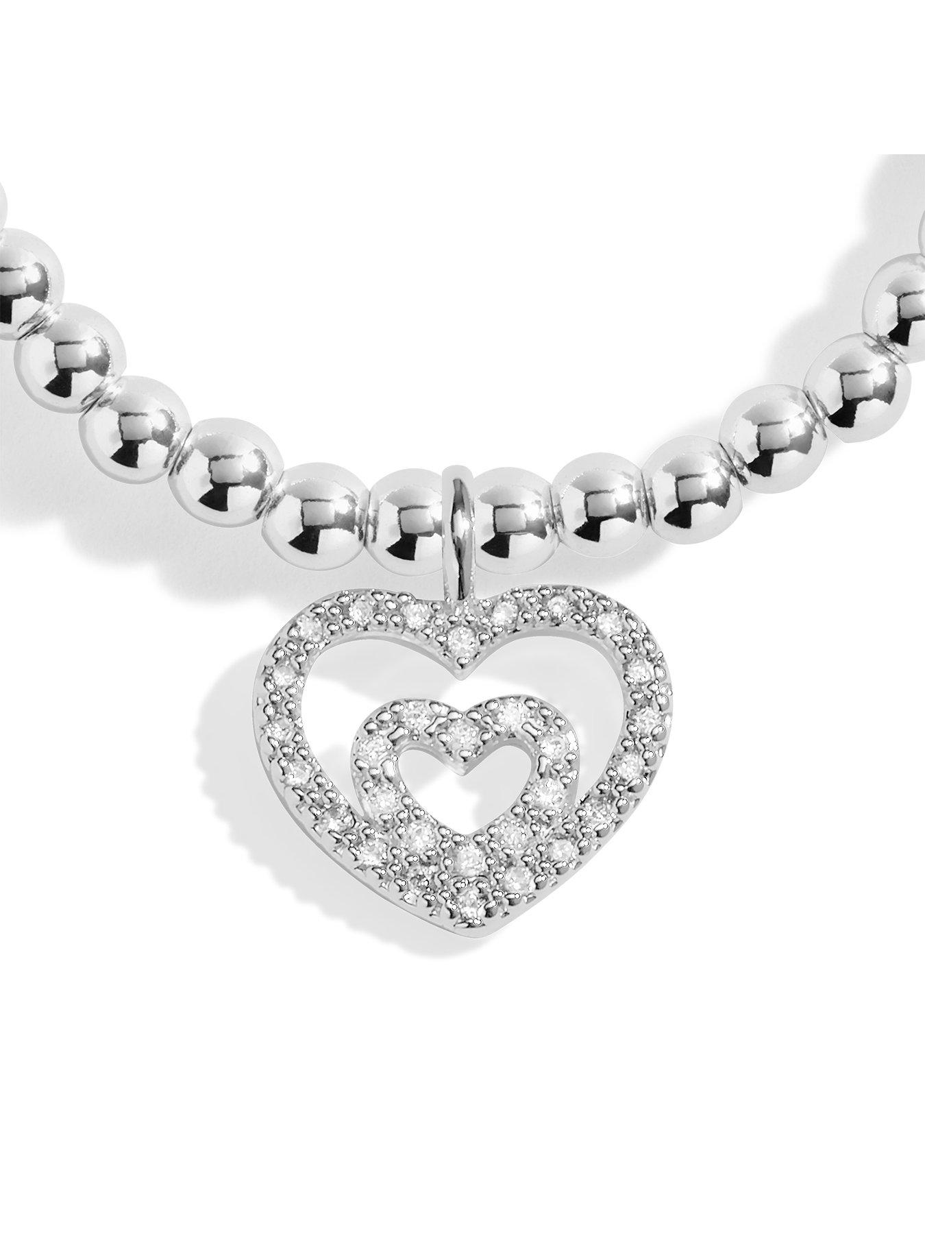  image of joma-jewellery-confetti-a-little-darling-daughter-silver-plated-bracelet-175cm-stretch