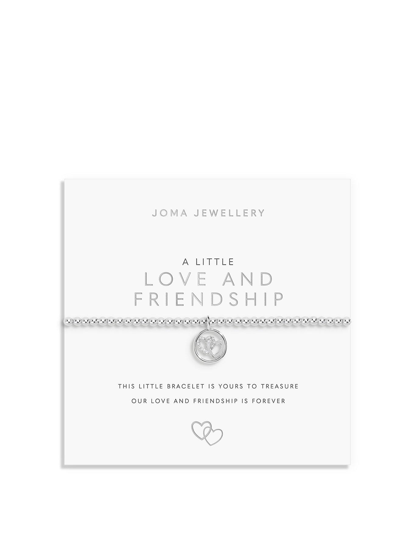 undefined A LITTLE , LOVE AND FRIENDSHIP , Silver Plated , Bracelet , 17.5cm stretch