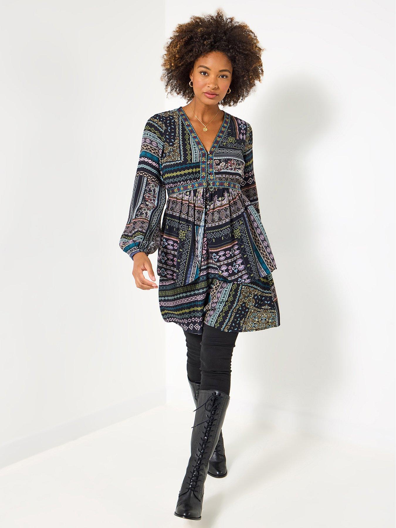 Image 2 of 5 of Joe Browns Beautiful Boho Tunic Dress - Black