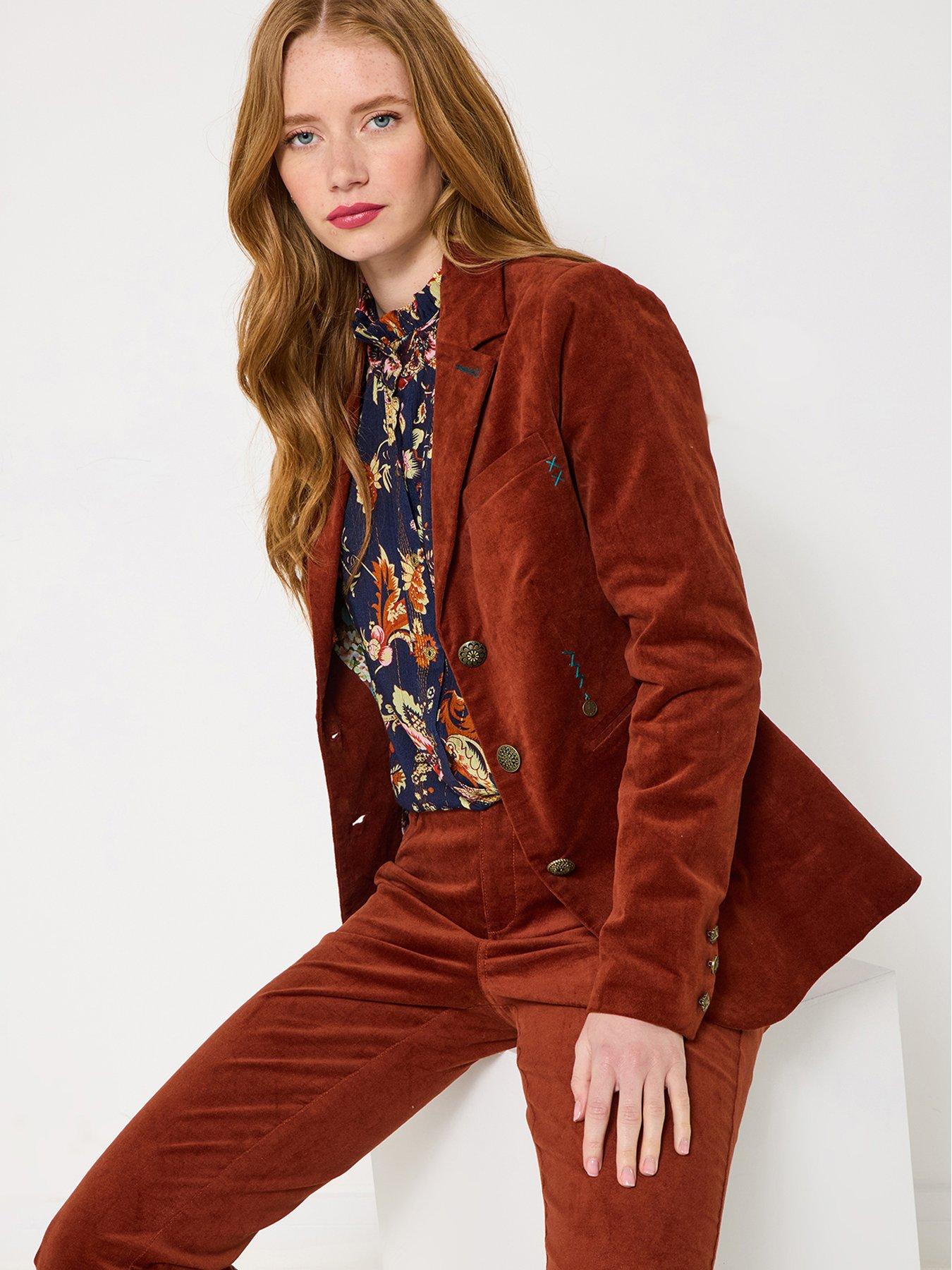 Image 1 of 6 of Joe Browns Magnificent Moleskin Jacket - Burnt Orange