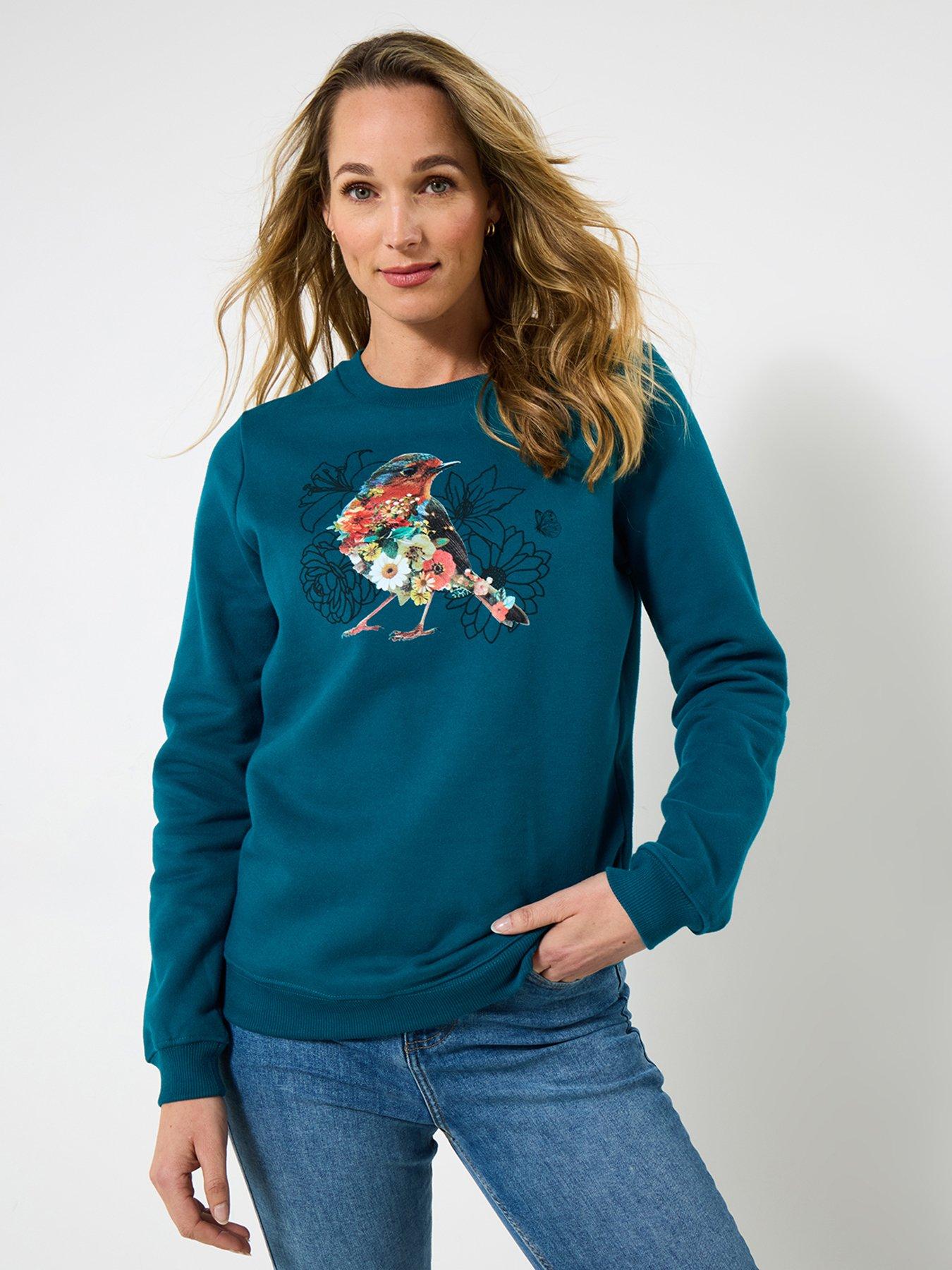 Joe Browns Super Cute Robin Sweatshirt - Teal