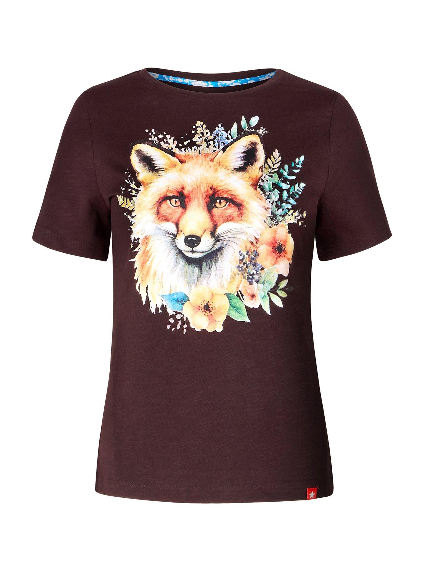 Image 5 of 5 of Joe Browns Foxy Graphic T Shirt - Black