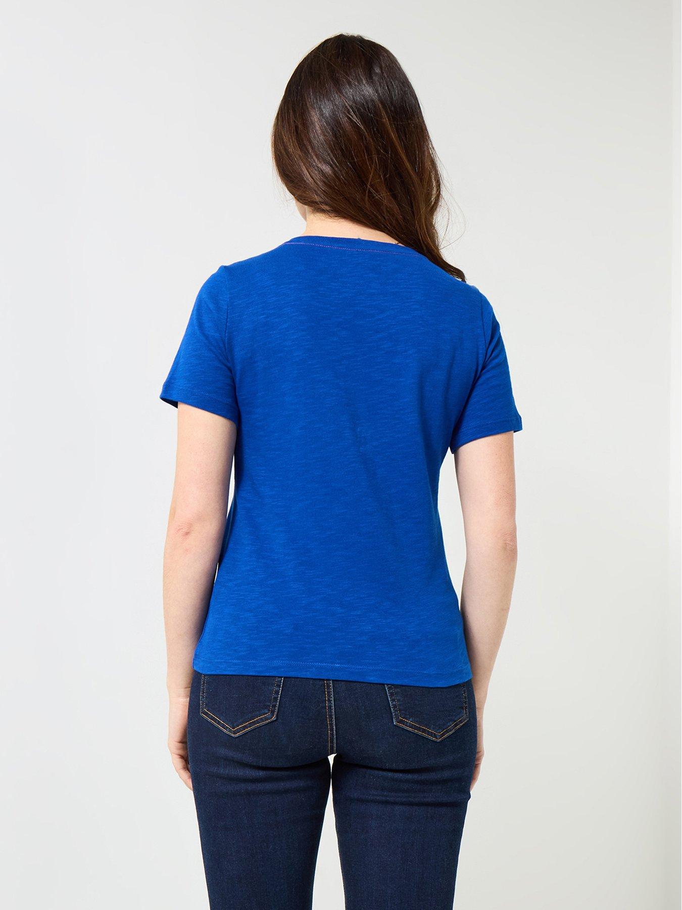 Image 2 of 5 of Joe Browns Pretty Floral T Shirt - Navy