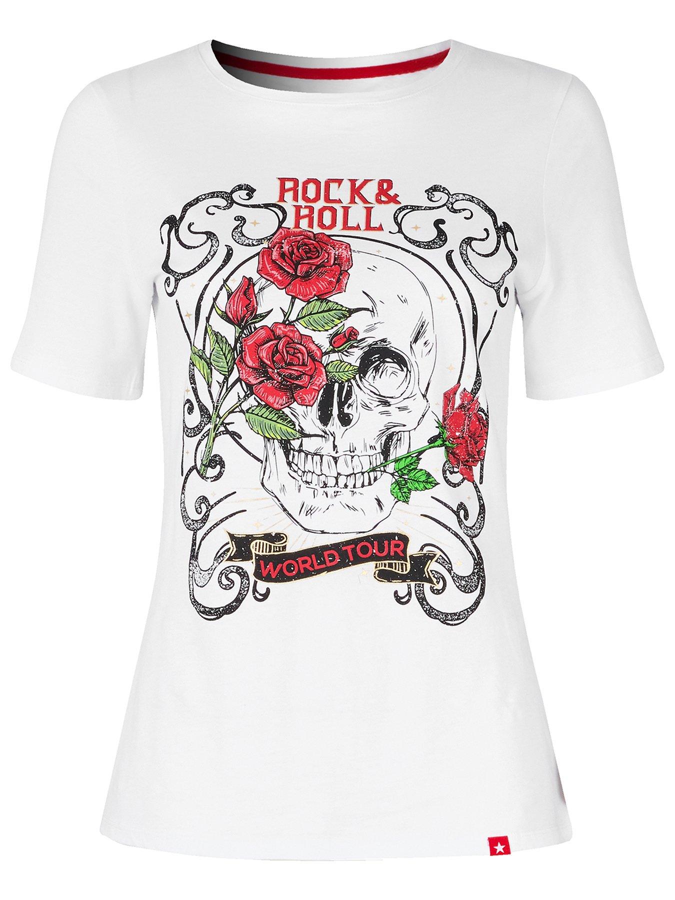 Image 4 of 4 of Joe Browns Rock And Roll T Shirt - White