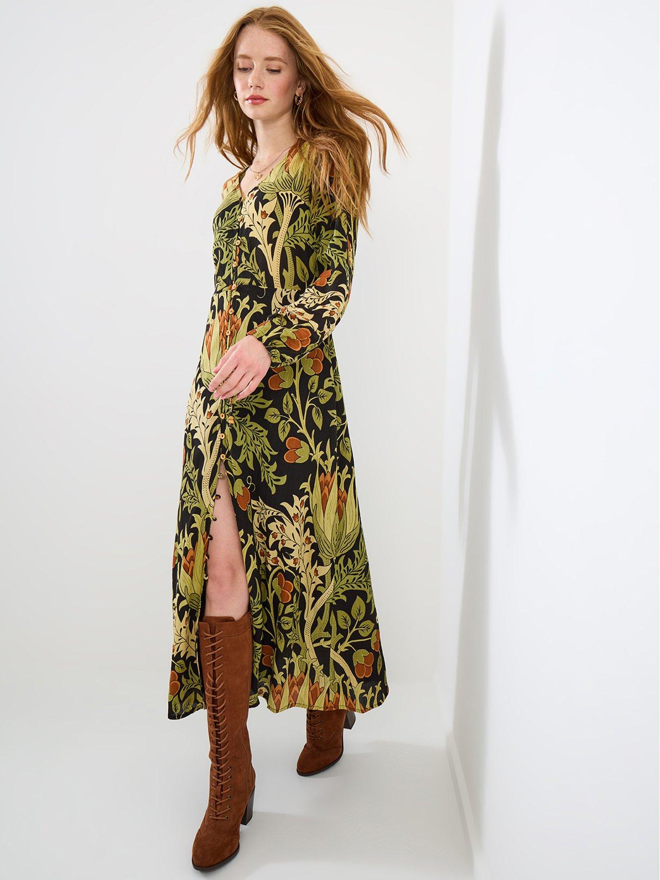 Image 3 of 6 of Joe Browns Tyler Statement Print Dress - Black