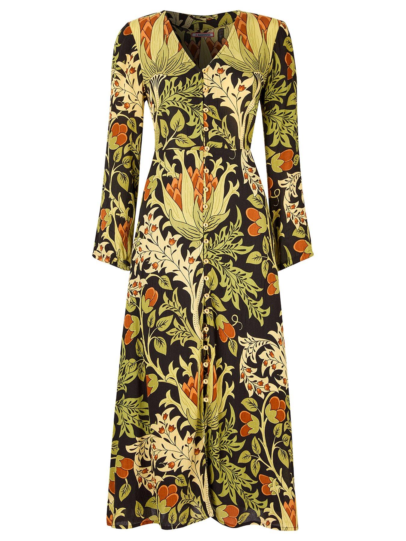 Image 6 of 6 of Joe Browns Tyler Statement Print Dress - Black
