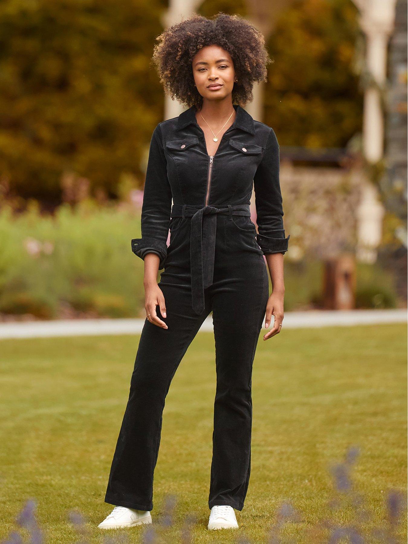 Joe Browns Darcy Cord Jumpsuit - Black | Littlewoods