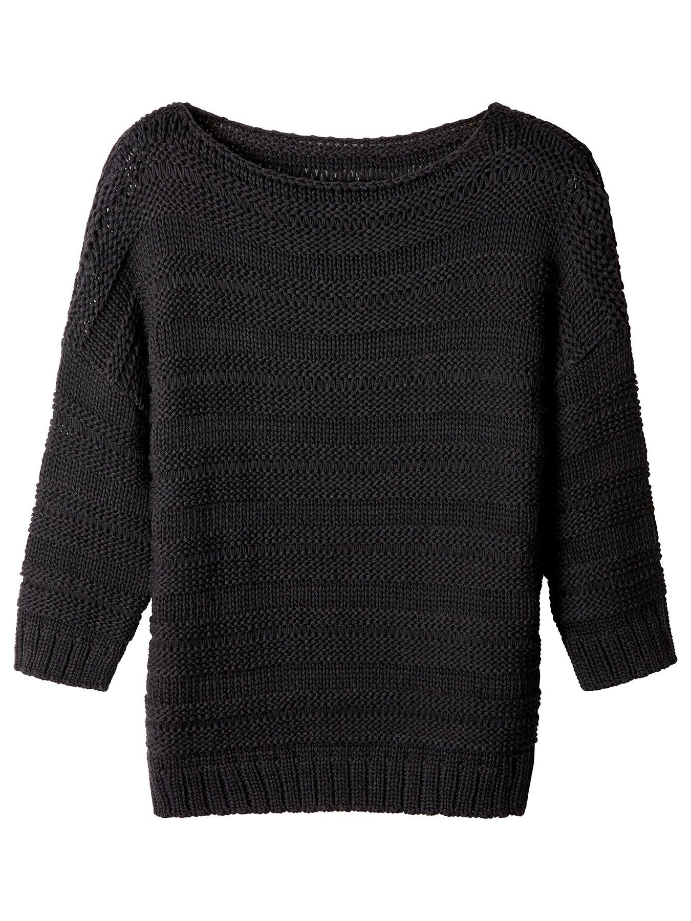 Image 5 of 5 of Joe Browns Francesca Ladder Knit Jumper - Black
