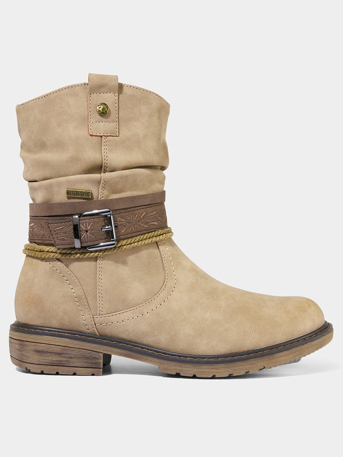 Image 1 of 6 of Joe Browns Dixie Boho Ankle Boots - Natural