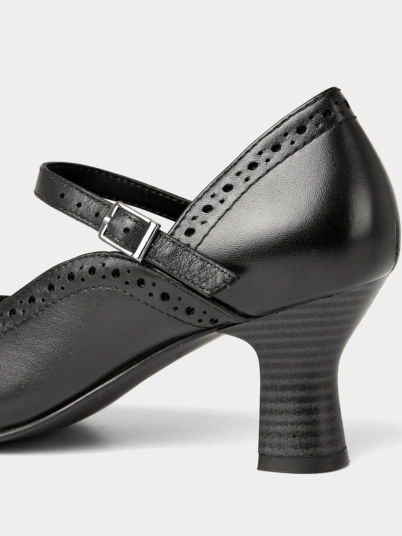 Image 5 of 5 of Joe Browns Lilly Leather Mary Janes - Black