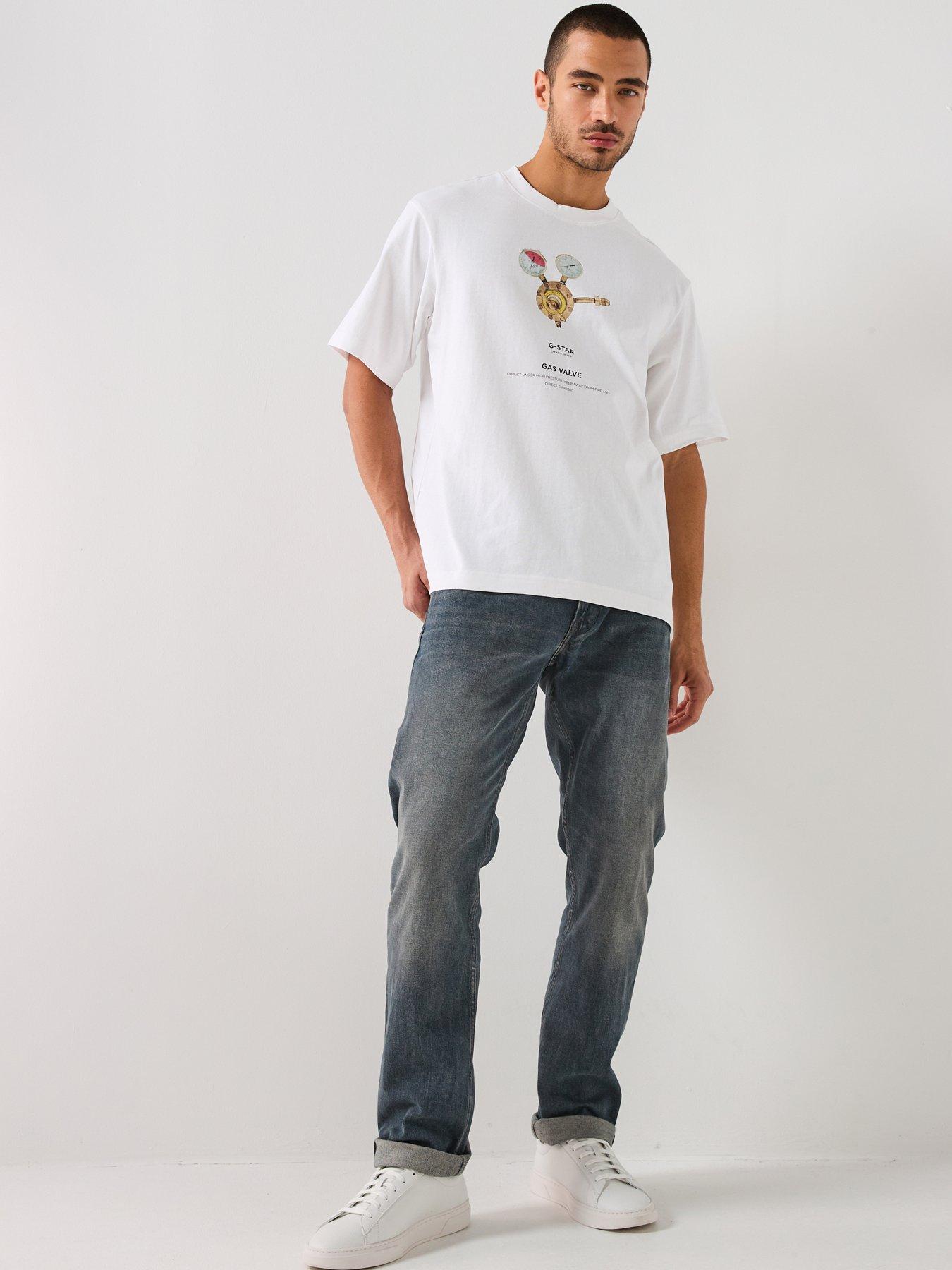  image of g-star-raw-archive-gas-valve-print-t-shirt-white