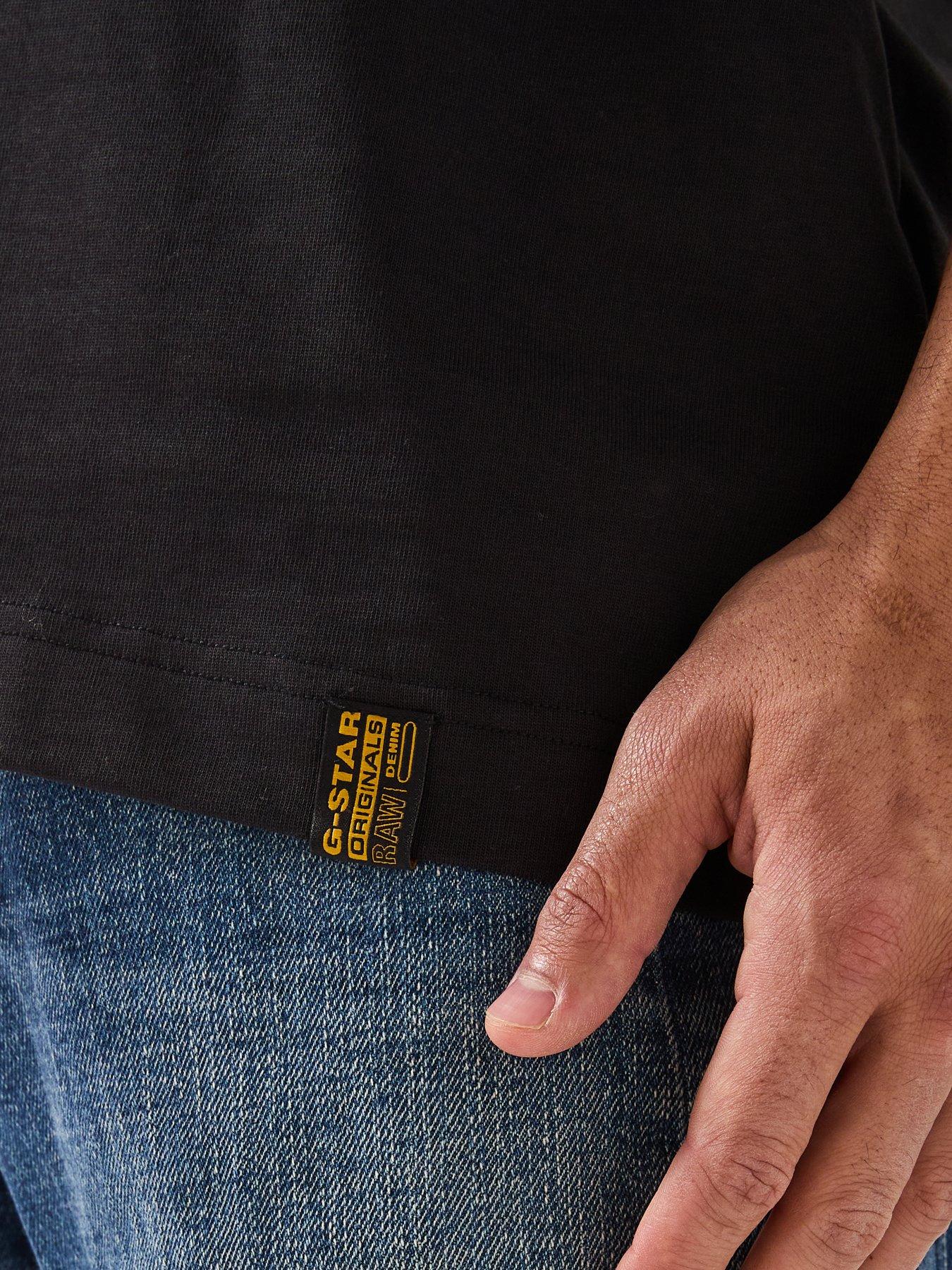 Image 4 of 4 of G-Star RAW Essential Loose Plain T-Shirt - Black