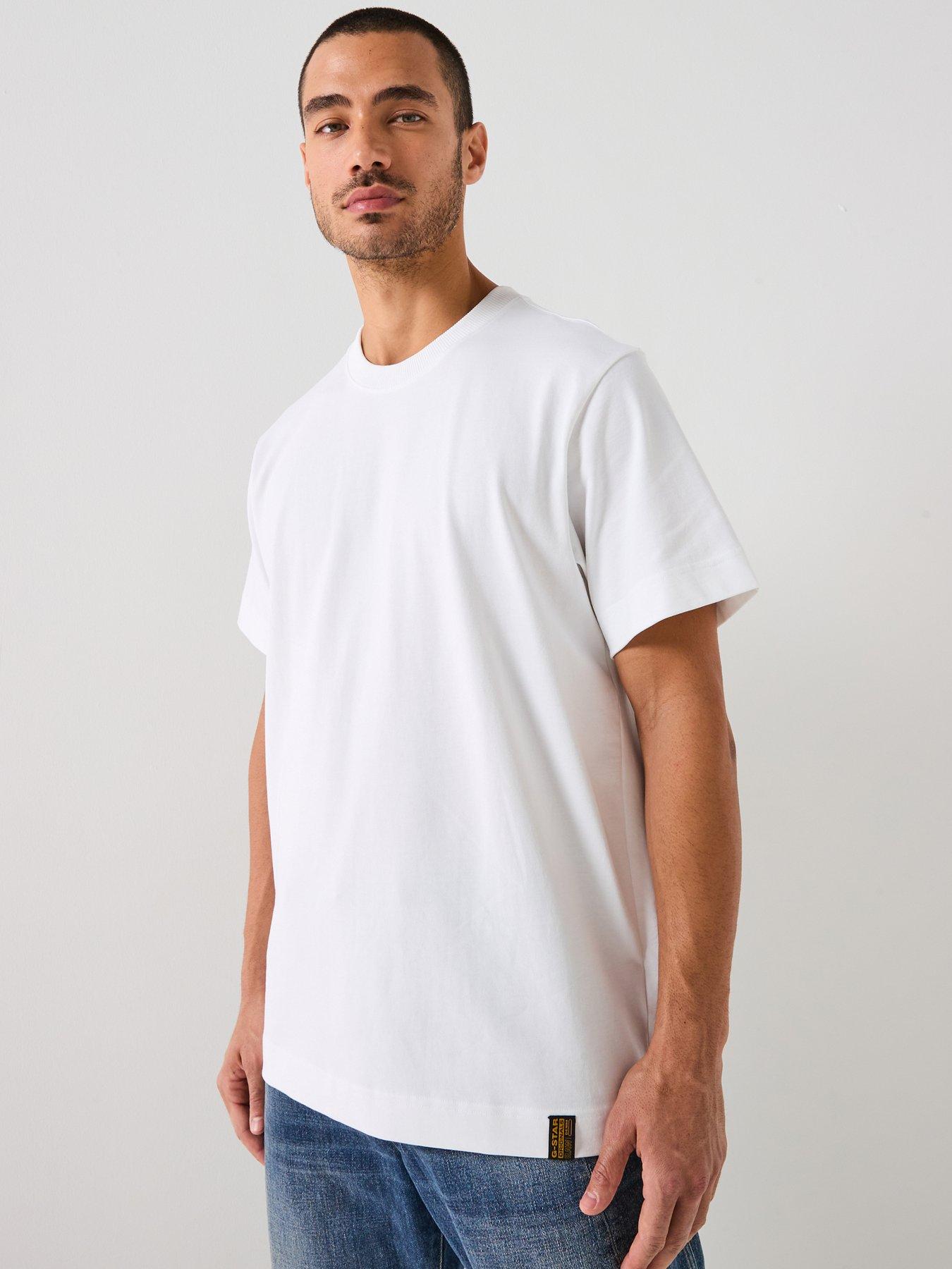 front image of g-star-raw-essential-loose-plain-t-shirt-white