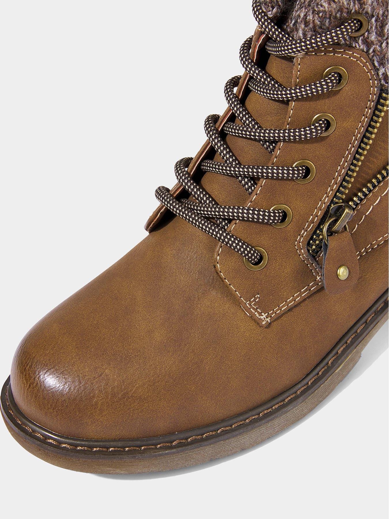 Image 6 of 7 of Joe Browns Autumn Walk Cosy Ankle Boots - Tan