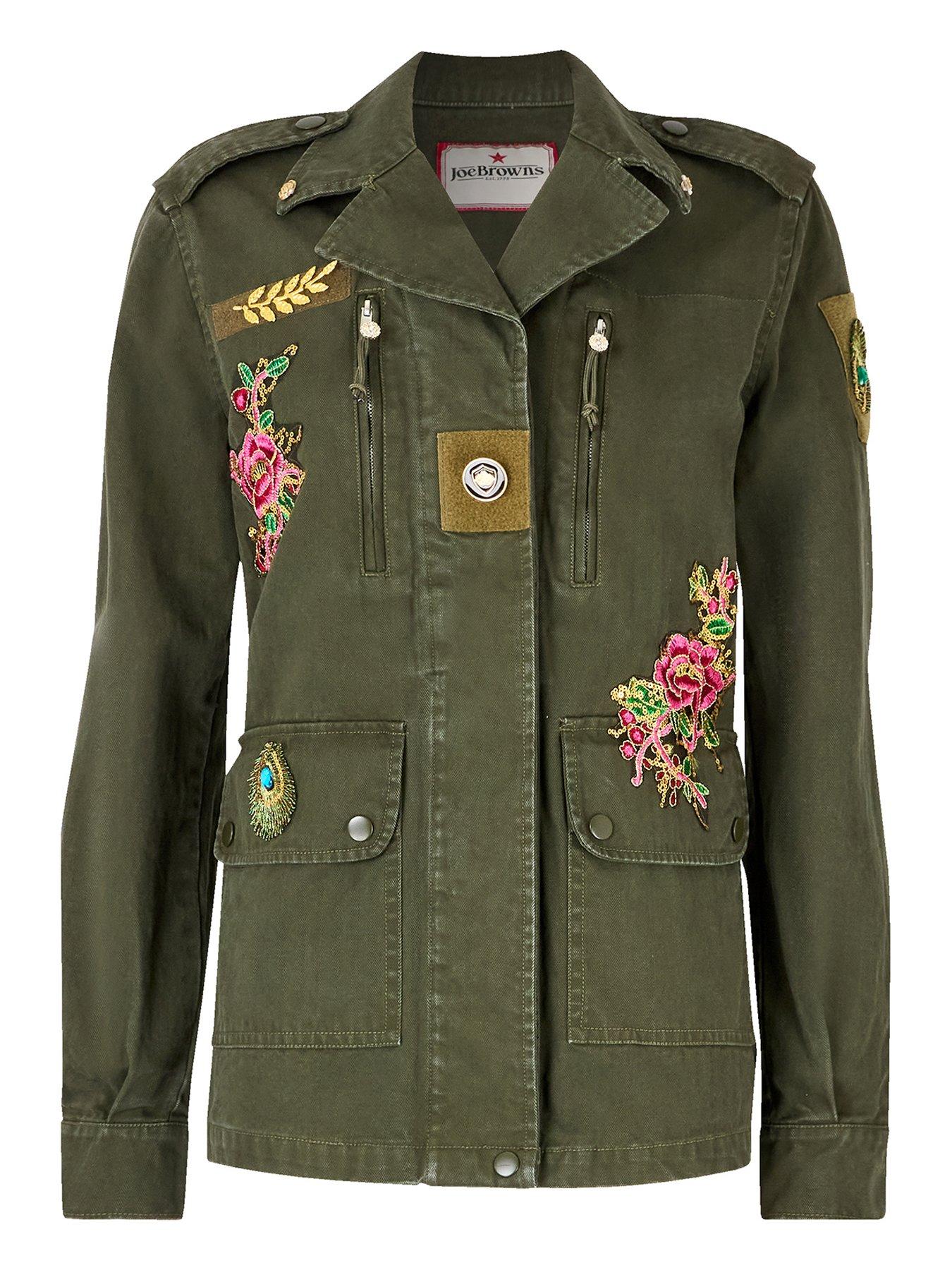 Image 6 of 6 of Joe Browns Astrid Embellished Utility Jacket - Khaki