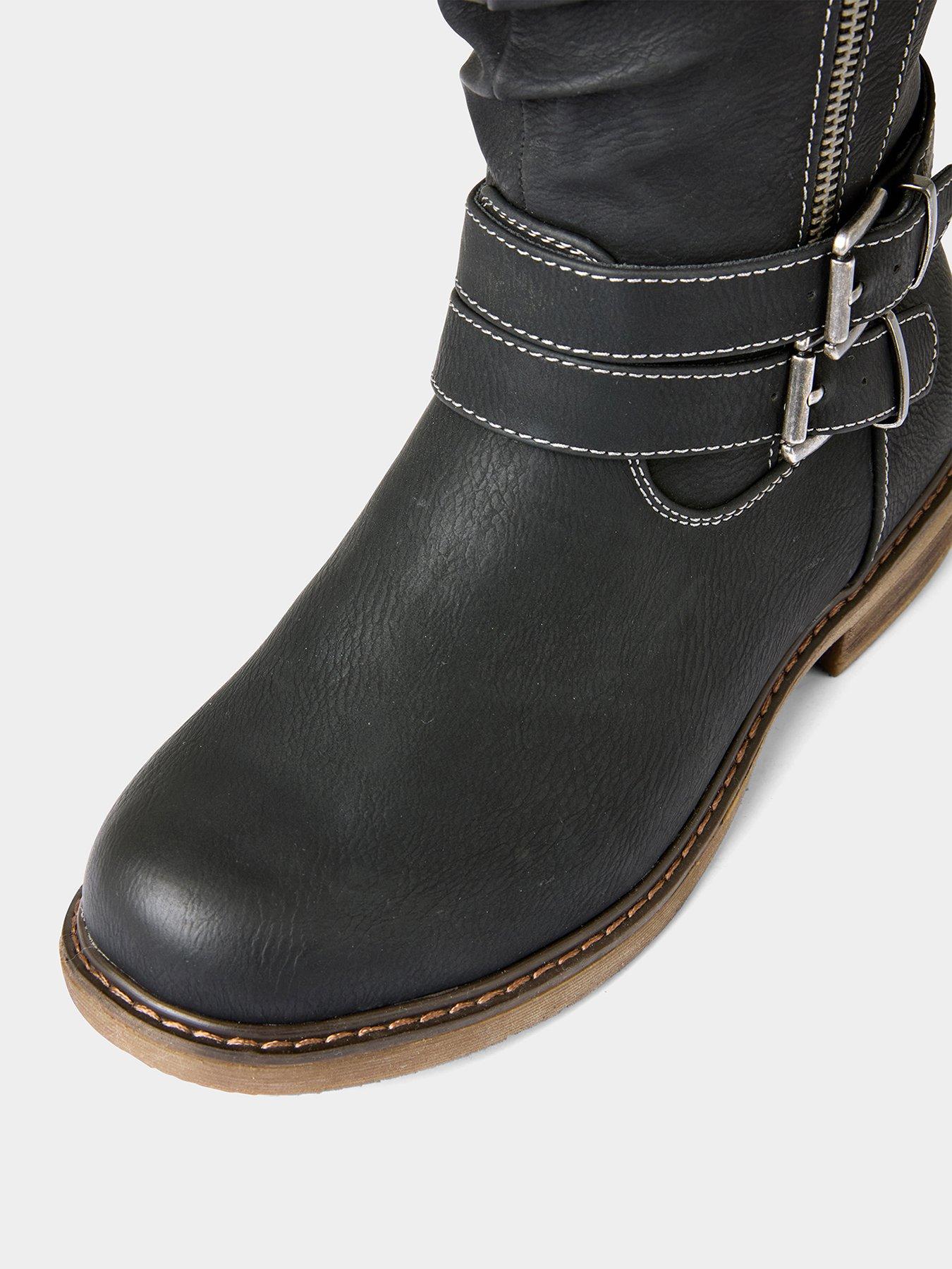 Image 6 of 7 of Joe Browns Peyton Knitted Top Long Boots - Black