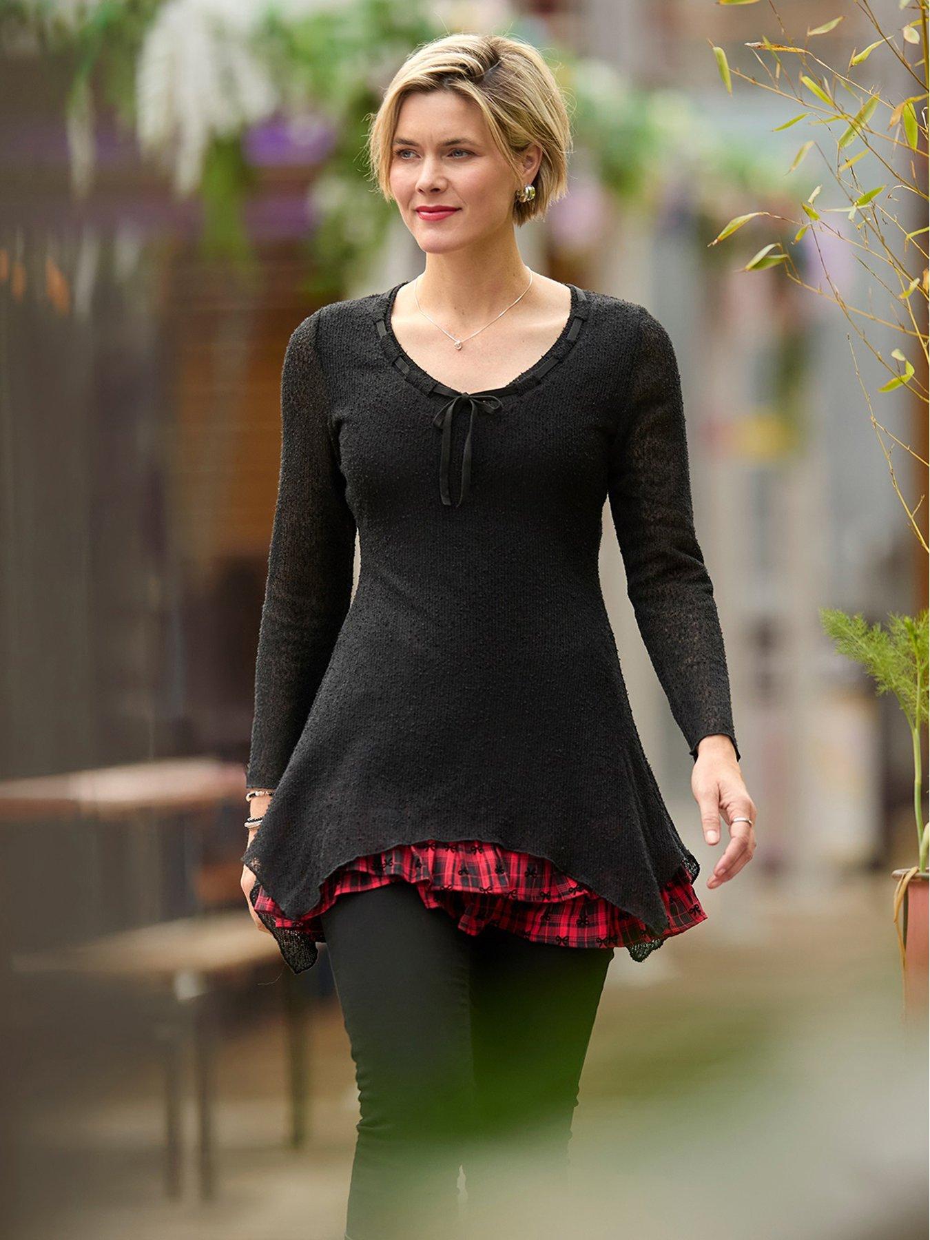 Image 5 of 6 of Joe Browns Rock With It Tunic Top - Black