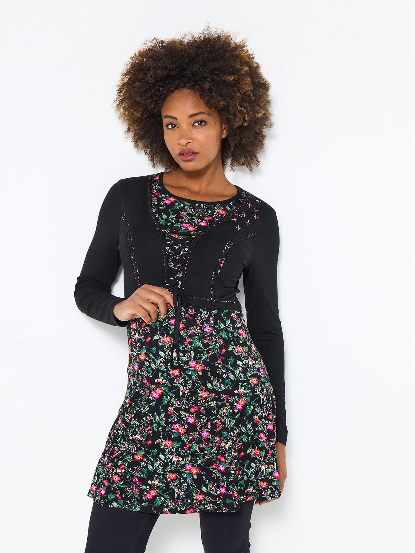 joe-browns-lucy-layered-jersey-tunic-top-black