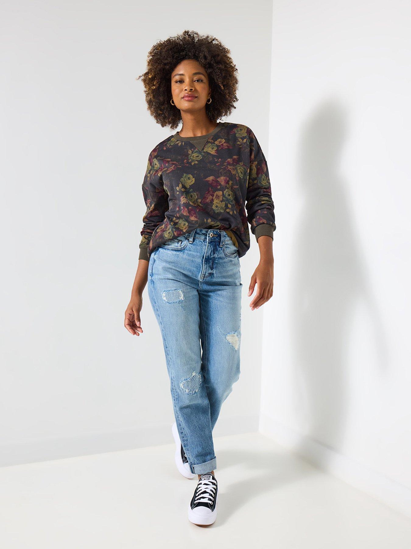 Image 2 of 5 of Joe Browns Forever Floral Printed Sweatshirt - Pink