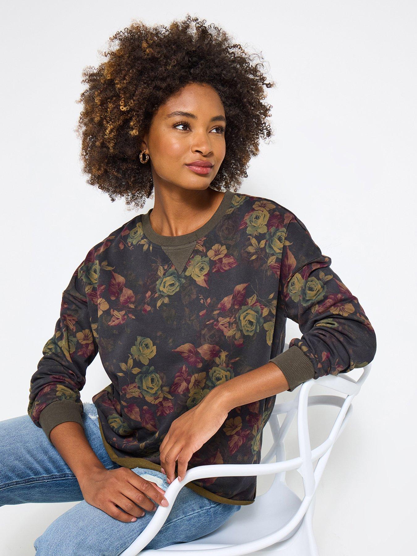Image 4 of 5 of Joe Browns Forever Floral Printed Sweatshirt - Pink