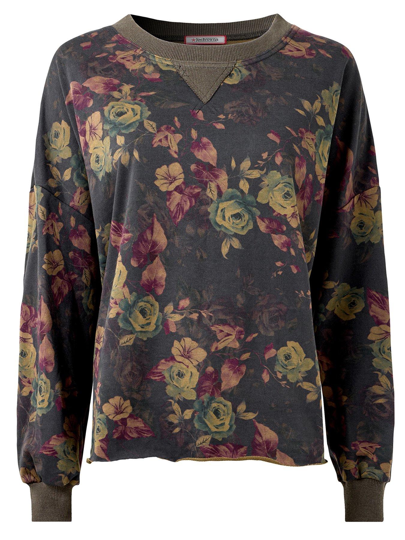 Image 5 of 5 of Joe Browns Forever Floral Printed Sweatshirt - Pink