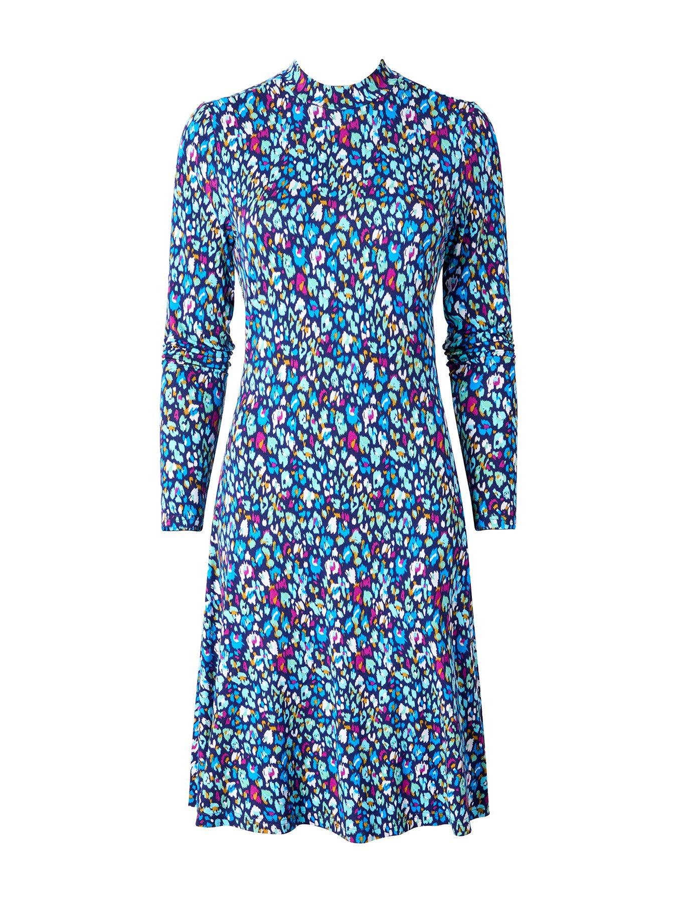 Image 5 of 5 of Joe Browns Intelligent Animal Print Jersey Dress - Blue