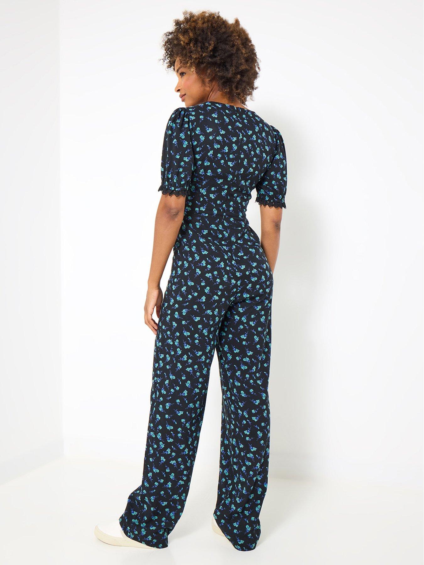 Image 2 of 6 of Joe Browns Trudy Ditsy Jumpsuit - Black
