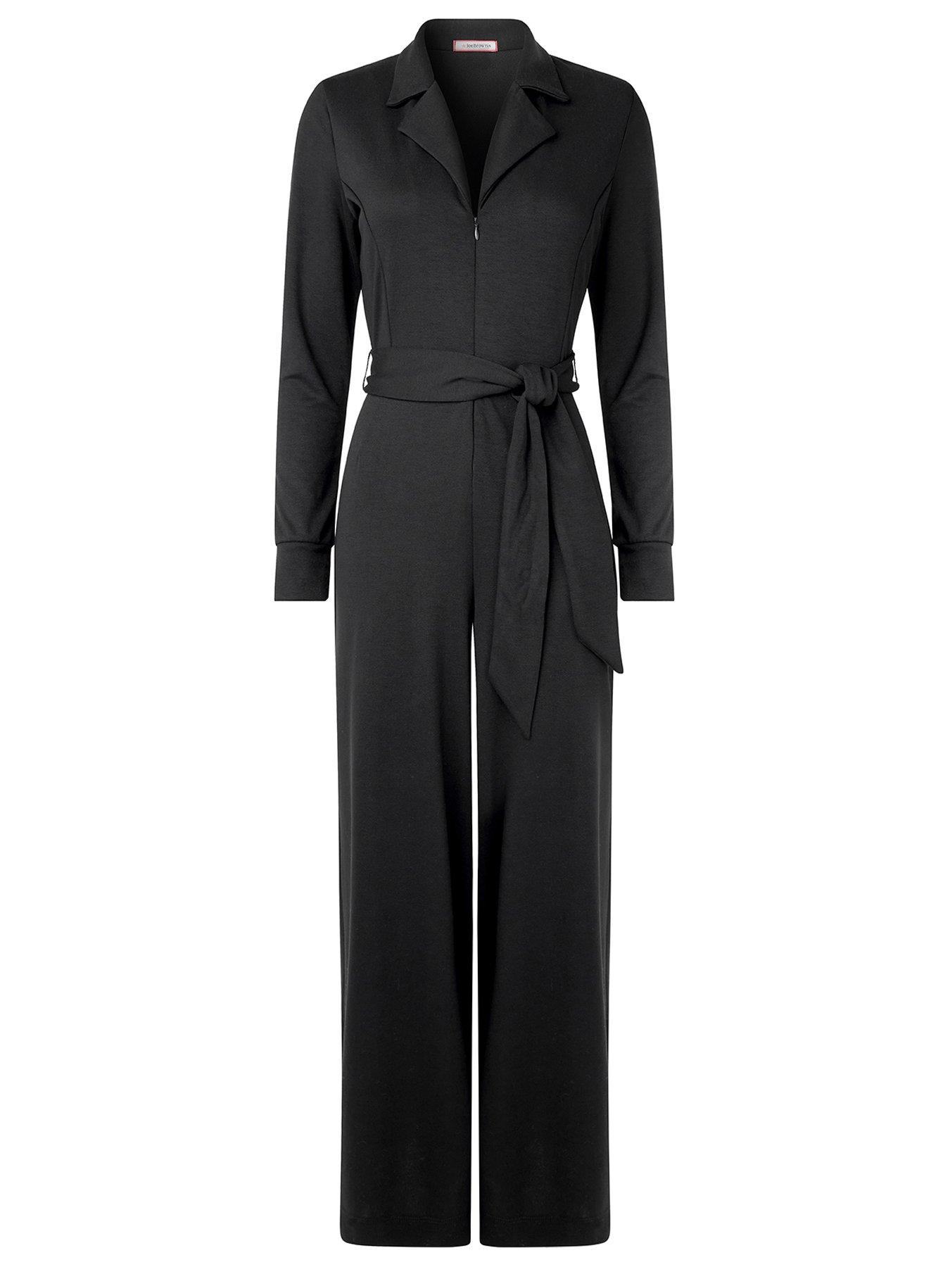 Image 5 of 5 of Joe Browns Essential Stretch Zip Up Jumpsuit  - Black