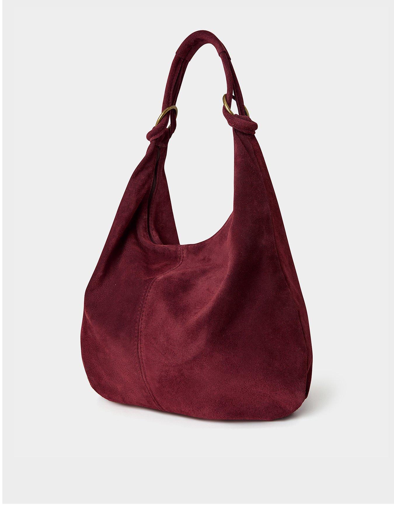 Image 2 of 3 of Joe Browns Lucia Boho Suede Bag - Burgundy
